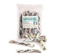 JR Pet Products Braided Basa Fish Skin Dog Treats - 100g Pack