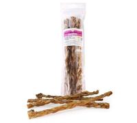 JR Pet Products Braided Beef Gullet for Dogs - Pack of 4