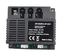 JR1930RX-4P-24V 2.4G Remote Control Receiver for Children's Electric Cars, 24V Controller with Soft Function, Compatible with Standard Four-W(JR1930RX-4P-24V)