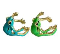 JRAIYBZ Frog Rings for Women,Delicate Tree Frog Ring,Adjustable Open Finger Ring,WeirdFrog Rings,Vintage Punk Animal Jewelry Gift, Adjustable, Metal, No Gemstone