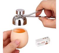 Jrancc Shell Opener Egg Opener Stainless Steel Egg Topper Kitchen Cutter Tool for Raw/Soft Hard Boiled Egg