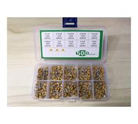 JRBJWYVV 1box Monolithic Capacitor Kit 10Value*50pcs=500 104/154/223/334/474/684/105/225/475/106 0.15 0.22 0.33 0.47 0.68 1 2.2 4.7 10uf