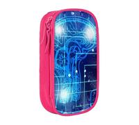 JRBWTDBW Artificial Intelligence Brain Pencil Case for Students Girls Boys Large Capacity Adult Pen Maker Pencil Pouch Office Organizer Simple Durable Multifunctional Pencil Bag