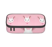 JRBWTDBW Big Capacity Pen Case Bunny Cute Large Capacity Pencil Bag for Students Stationery Pouch Pencil Box with Smooth Zipper Portable Pencil Pouch for School Office Supplies
