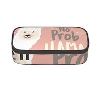 JRBWTDBW Big Capacity Pen Case Cute Llama Large Capacity Pencil Bag for Students Stationery Pouch Pencil Box Desk Organizer with Smooth Zipper Portable Pencil Pouch for School Office Supplies