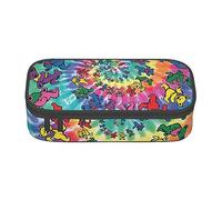 JRBWTDBW Big Capacity Pen Case Dancing Thanksgiving Bear Large Capacity Pencil Bag for Students Stationery Pouch Pencil Box with Smooth Zipper Portable Pencil Pouch for School Office Supplies
