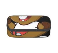 JRBWTDBW Big Capacity Pen Case Naughty Beaver Large Capacity Pencil Bag for Students Stationery Pouch Pencil Box with Smooth Zipper Portable Pencil Pouch for School Office Supplies