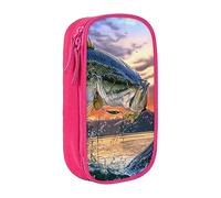 JRBWTDBW Big Fish Pencil Case for Students Girls Boys Large Capacity Adult Pen Maker Pencil Pouch Office Organizer Simple Durable Multifunctional Pencil Bag