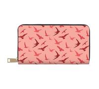 JRBWTDBW Cartoon Bird Long Faux Leather Clutch Chic Stylish Women's Wallets for Modern Women Large Capacity Card Holder and Organizer Pockets Durable Purse Handbag for Everyday Travel