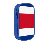 JRBWTDBW Costa Rica Flag Pencil Case for Students Girls Boys Large Capacity Adult Pen Maker Pencil Pouch Office Organizer Simple Durable Multifunctional Pencil Bag