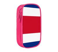 JRBWTDBW Costa Rica Flag Pencil Case for Students Girls Boys Large Capacity Adult Pen Maker Pencil Pouch Office Organizer Simple Durable Multifunctional Pencil Bag