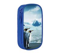 JRBWTDBW Cute Penguins Taking Pictures Pencil Case for Students Girls Boys Large Capacity Adult Pen Maker Pencil Pouch Office Organizer Simple Durable Multifunctional Pencil Bag