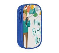JRBWTDBW Happy Fathers Day by Son Pencil Case for Students Girls Boys Large Capacity Adult Pen Maker Pencil Pouch Office Organizer Simple Durable Multifunctional Pencil Bag