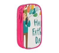 JRBWTDBW Happy Fathers Day by Son Pencil Case for Students Girls Boys Large Capacity Adult Pen Maker Pencil Pouch Office Organizer Simple Durable Multifunctional Pencil Bag