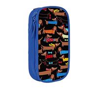JRBWTDBW I Love My Dog Dachshunds Pencil Case for Students Girls Boys Large Capacity Adult Pen Maker Pencil Pouch Office Organizer Simple Durable Multifunctional Pencil Bag