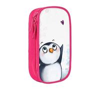 JRBWTDBW I Love Penguins Pencil Case for Students Girls Boys Large Capacity Adult Pen Maker Pencil Pouch Office Organizer Simple Durable Multifunctional Pencil Bag
