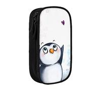 JRBWTDBW I Love Penguins Pencil Case for Students Girls Boys Large Capacity Adult Pen Maker Pencil Pouch Office Organizer Simple Durable Multifunctional Pencil Bag