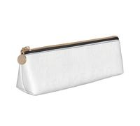 JRBWTDBW I'm A Realtor Ask Me Leather Pencil Case Slim Design Pen Bag with Metallic Zipper Pocket Size for Or Student Office College Middle School Pen Pouch