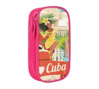 JRBWTDBW Island of Cuba Pencil Case for Students Girls Boys Large Capacity Adult Pen Maker Pencil Pouch Office Organizer Simple Durable Multifunctional Pencil Bag