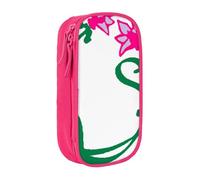JRBWTDBW Lotus Flower Namaste Pencil Case for Students Girls Boys Large Capacity Adult Pen Maker Pencil Pouch Office Organizer Simple Durable Multifunctional Pencil Bag
