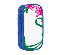 JRBWTDBW Lotus Flower Namaste Pencil Case for Students Girls Boys Large Capacity Adult Pen Maker Pencil Pouch Office Organizer Simple Durable Multifunctional Pencil Bag