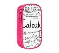 JRBWTDBW Math Geometry Geek Calculus Pencil Case for Students Girls Boys Large Capacity Adult Pen Maker Pencil Pouch Office Organizer Simple Durable Multifunctional Pencil Bag