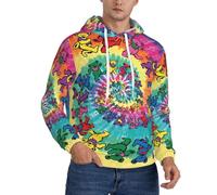 JRBWTDBW Men'S Hoodies Sweatshirt Dancing Thanksgiving Bear Print Hooded Pullover Casaul Sports Outdoor Long Sleeve Drawstring Hoody Hooded Tops With Pockets
