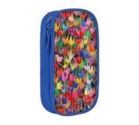 JRBWTDBW Origami Paper Cranes Pencil Case for Students Girls Boys Large Capacity Adult Pen Maker Pencil Pouch Office Organizer Simple Durable Multifunctional Pencil Bag