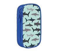 JRBWTDBW Shark Pencil Case for Students Girls Boys Large Capacity Adult Pen Maker Pencil Pouch Office Organizer Simple Durable Multifunctional Pencil Bag