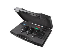 JRC Base Kit - Rod Pod and Bite Alarms Set With to Get Started in Carp Fishing, Includes Pod With Three Rod Buzz Bars and Three Fishing Bite Alarms, Black