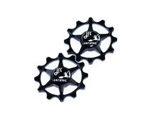 Jrc Components Narrow Wide Ceramic Jockey Wheel Set Silver 12t