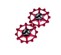 Jrc Components Narrow Wide Ceramic Jockey Wheel Set Silver 12t