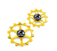 Jrc Components Sram Eagle Ceramic Jockey Wheel Set Golden 12/14t