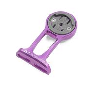 JRC Components Stem Out Front Mount | Compatible with Wahoo Elemnt GPS Devices | Lightweight CNC Machined Aluminum Body - Purple