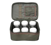 JRC Defender II Hookbait Pouch (Incl. 6 Plastic Jars) | Fishing bag