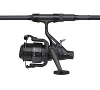 JRC Specimen Combo, Defender Rod & Reel Combos, Coarse and Match Fishing, Lake fish, freshwater Angler, Carp, Pre Spooled with line, Black, 10000, 3.66m, 3.00 lb