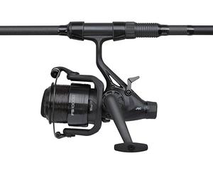 JRC Specimen Combo, Defender Rod & Reel Combos, Coarse and Match Fishing, Lake fish, freshwater Angler, Carp, Pre Spooled with line, Black, 10000, 3.04m, 3.00 lb