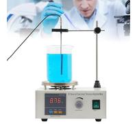 Jrcfnss Digital Magnetic Stirrer Hot Plate, Magnetic Mixer with Led Digital Display, 2000 Rpm Lab Heating Plate, Stepless Speed Regulation, for Scientific Research, Home Brewing