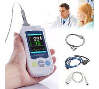 Jrcfnss Pulse Oximeter, Portable Fingertip Saturation Monitors Accurate Fast Spo2 Reading Oxygen Meter, Handheld LED Display for Adults and Children