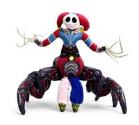 JRCOVEZY Spider Clown Plush Toy, Creepy Horror Stuffed Doll, Scary Monster Plushie, Short Plush with PP Cotton, 28cm Collectible Creepy Gift & Horror Fans