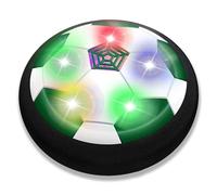 JRD&BS WINL Hover Football for Kids Toys Soccer Toys for Kids Birthday Gifts Air Power Ball With LED Light for 4-8 Old Indoor Outdoor Play Football Game Soccer Game (Green)