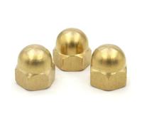 JrEam 1-20pcs Cover Semicircle Acorn Nut M3 M4 M5 M6 M8 M10 M12 M14 M16 M18 M20 DIN1587 Decorative Dome(M8 (5pcs))