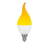 JrEam LED E27 Flame Bulb Fire E14 Lamp Corn 4 Modes Party Light Dynamic Effect 85v-265v(E14L 3W Candle bulb)