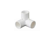 JrEam PVC Pipe Fitting 3-Way, 4-Way, 5-Way, 6-Way Elbow 20mm,25mm,32mm,40mm,50mm Solvent Weld Connector Aquarium Plumbing Accessories (Color : 3-Way Elbow (White), Size : 40mm)