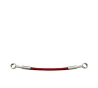 JrEam Red 0°-28°-90°AN3 M10x10mm Banjo Motorcycle High-Pressure Steel Throat Brake Oil Pipe Stainless Steel Braided Pipe Line 10~500cm(Red 0-0,20CM)