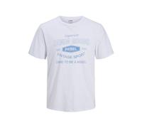 Jrebvintage Rebel Tee SS Crew Neck, White, S