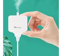 JRECHIO Aquarium Air Pump, 1.5W Silent Design Air Pump for Fish Tank, Silent Pump Suitable for Small Aquarium/Tank, Oxygen Pump with Air Stone