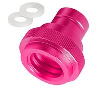 JReHuiG GHJ58 Co2 Bottle Adapter, Trapezoidal Thread TR21-4, 2 Rubber Rings, Quick Carbonating Adapter for SodaStream Duo, Art and Terra, for Sodastream Gas Refill (Purple)