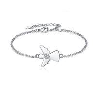 Jrêveinfini Guardian Angel Bracelet Women Girls 925 Silver Confirmation Guardian Angel Communion Girls Christening Personalised Gifts for Women Girls with Gift Box, 1 Zentimeter, Sterling Silver