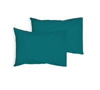 JRI® 50% COTTON AND 50% POLYESTER OXFORD PILLOW CASES-MACHINE WASHABLE-Pack of 2-TEAL - (Same Day Dispatch)